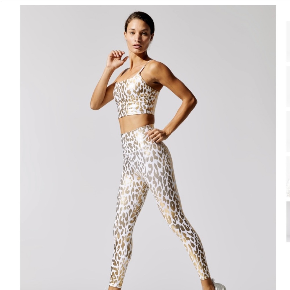 Carbon 38 Metallic Leopard Cami XL NWT